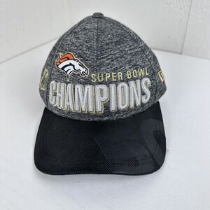 Denver Broncos Super Bowl 50 Champions Hat New Era Gray 2016 NFL Cap Strapback